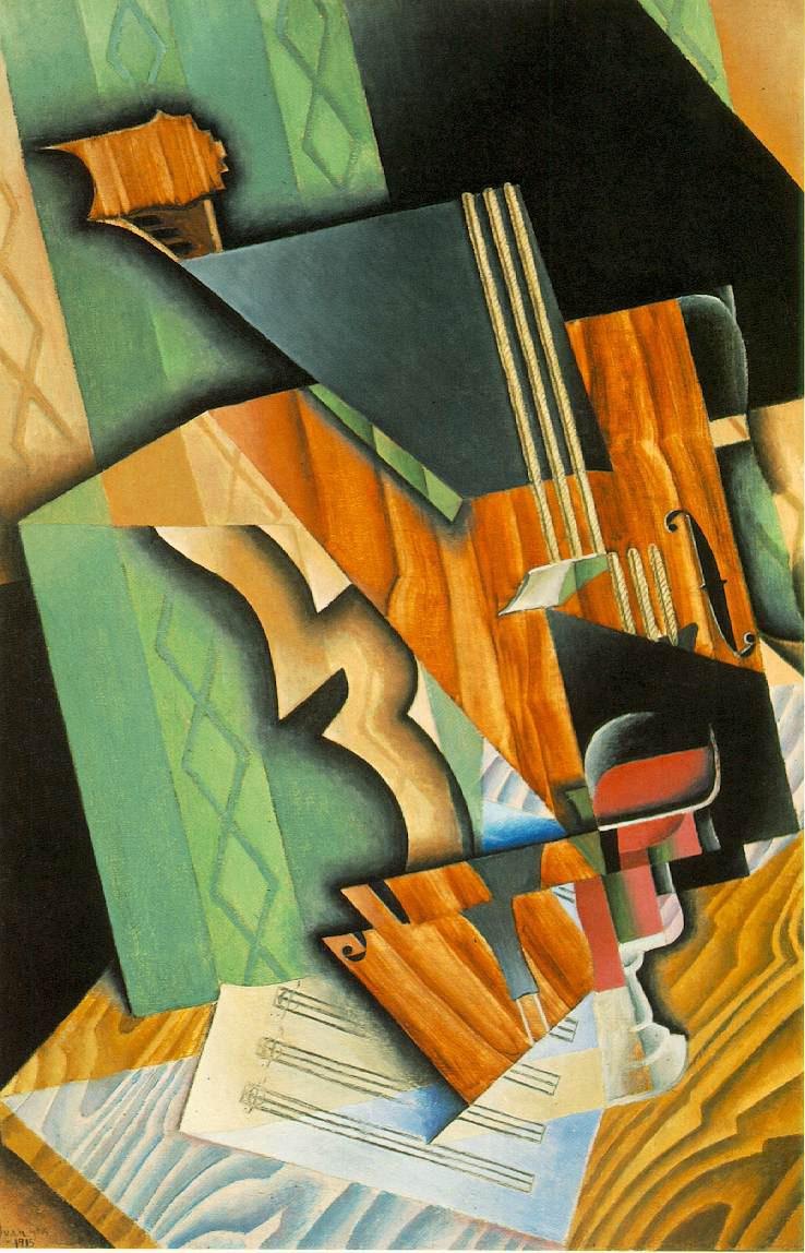 Juan Gris Violin and Glass